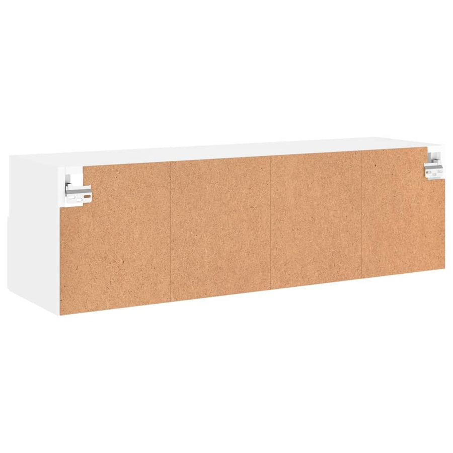 Tv-Wandmeubel 100X30X30 Cm Bewerkt Hout Wit