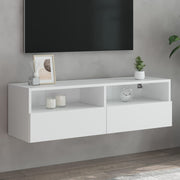 TV cabinet 100x30x30 cm engineered wood white
