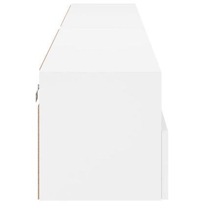 Tv-Wandmeubels 2 St 100X30X30 Cm Bewerkt Hout Wit