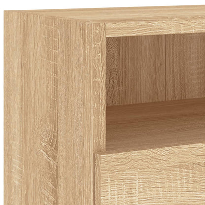 Tv-Wandmeubels 2 St 100X30X30 Cm Hout Sonoma Eikenkleurig