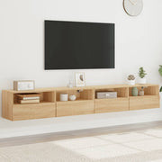 TV cabinets 2 pcs 100x30x30 cm Sonoma oak-coloured wood