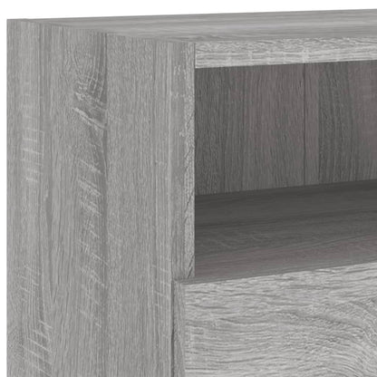 Tv-Wandmeubel 100X30X30 Cm Bewerkt Hout Grijs Sonoma