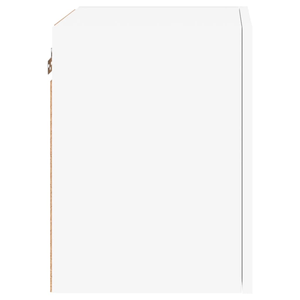 Tv-wandmeubel 40,5x30x40 cm bewerkt hout wit