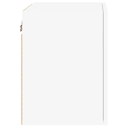Tv-wandmeubel 40,5x30x40 cm bewerkt hout wit