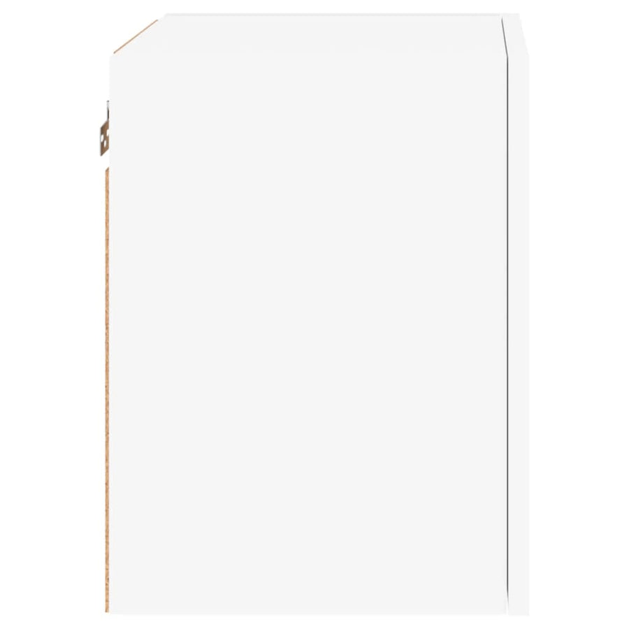Tv-wandmeubel 40,5x30x40 cm bewerkt hout wit