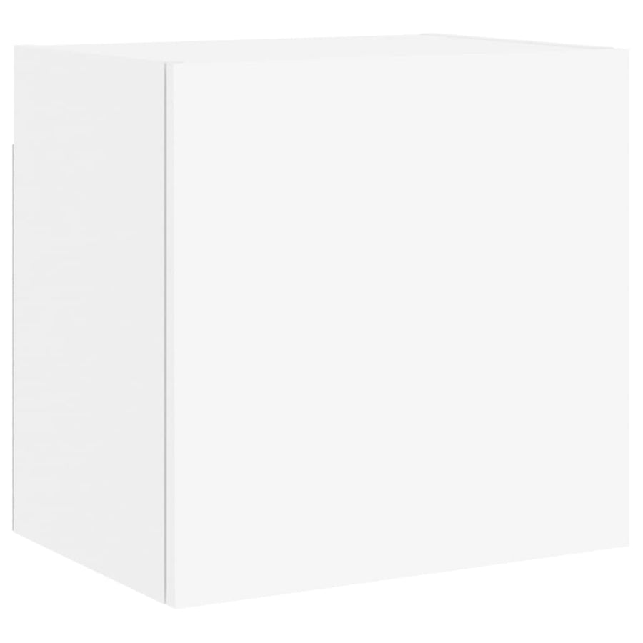 Tv-Wandmeubels 2 St 40,5X30X40 Cm Bewerkt Hout Wit