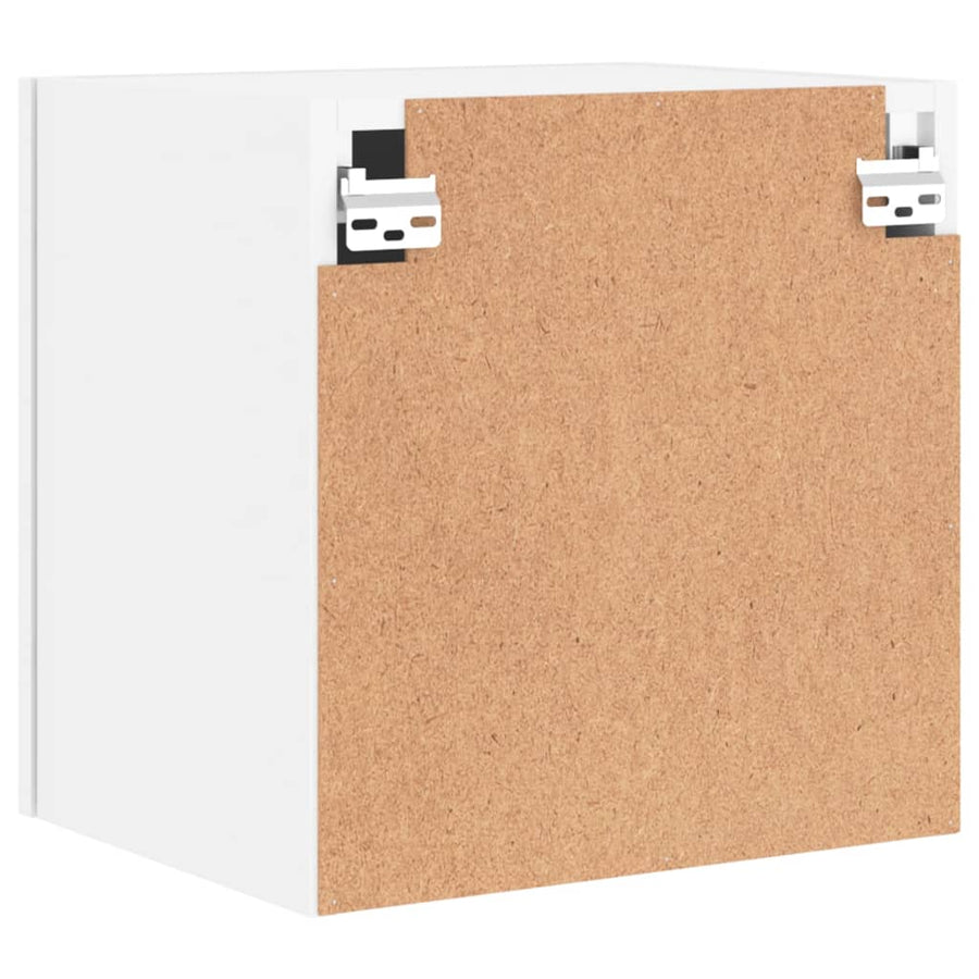 Tv-Wandmeubels 2 St 40,5X30X40 Cm Bewerkt Hout Wit