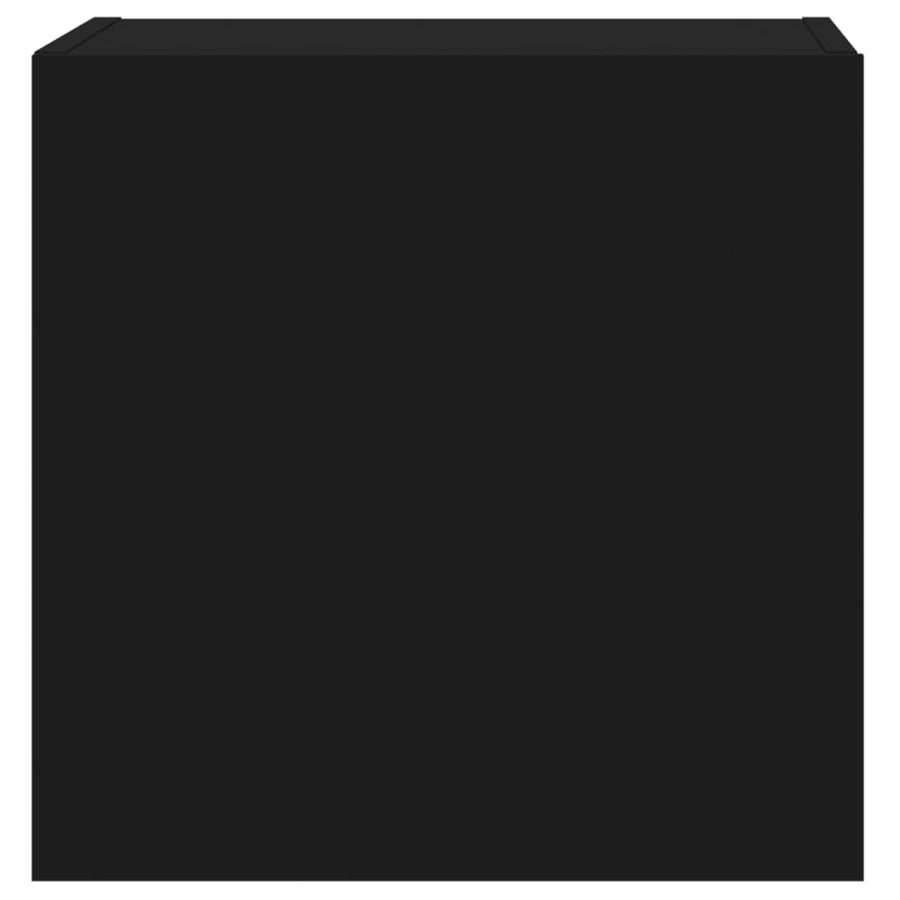 Tv-Wandmeubels 2 St 40,5X30X40 Cm Bewerkt Hout Zwart