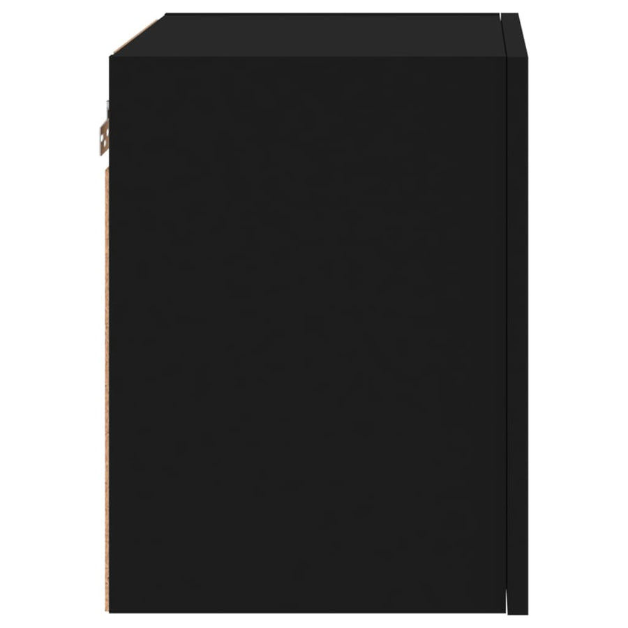 Tv-Wandmeubels 2 St 40,5X30X40 Cm Bewerkt Hout Zwart