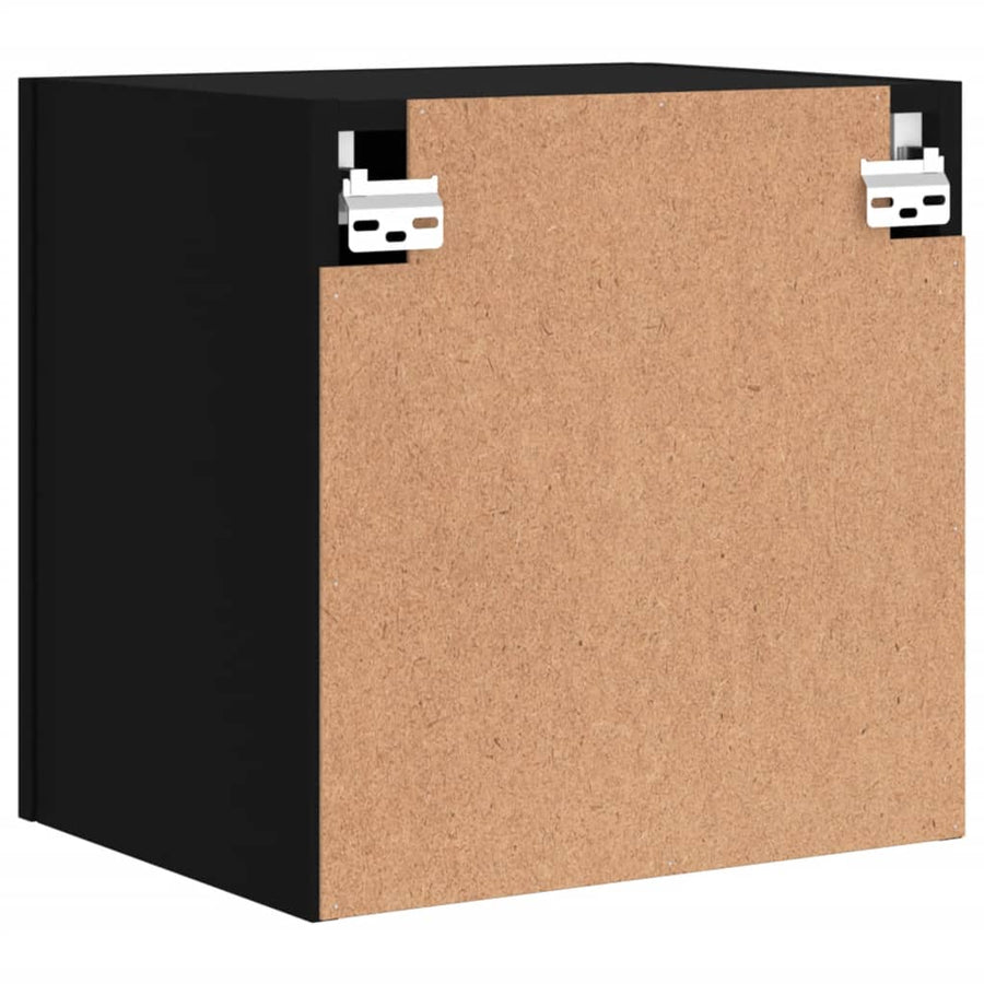 Tv-Wandmeubels 2 St 40,5X30X40 Cm Bewerkt Hout Zwart