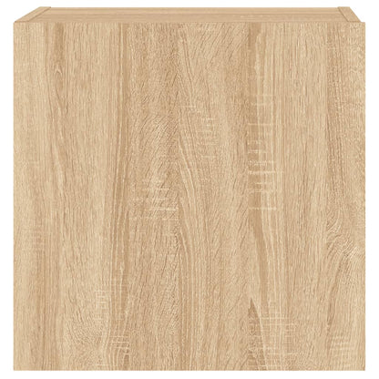 Tv-Wandmeubel 40,5X30X40 Cm Bewerkt Hout Sonoma Eikenkleurig