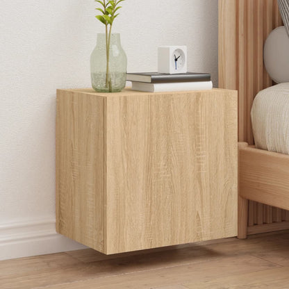 Tv-Wandmeubel 40,5X30X40 Cm Bewerkt Hout Sonoma Eikenkleurig