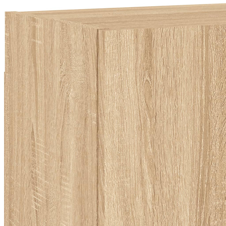 Tv-Wandmeubels 2 St 40,5X30X40 Cm Hout Sonoma Eikenkleurig