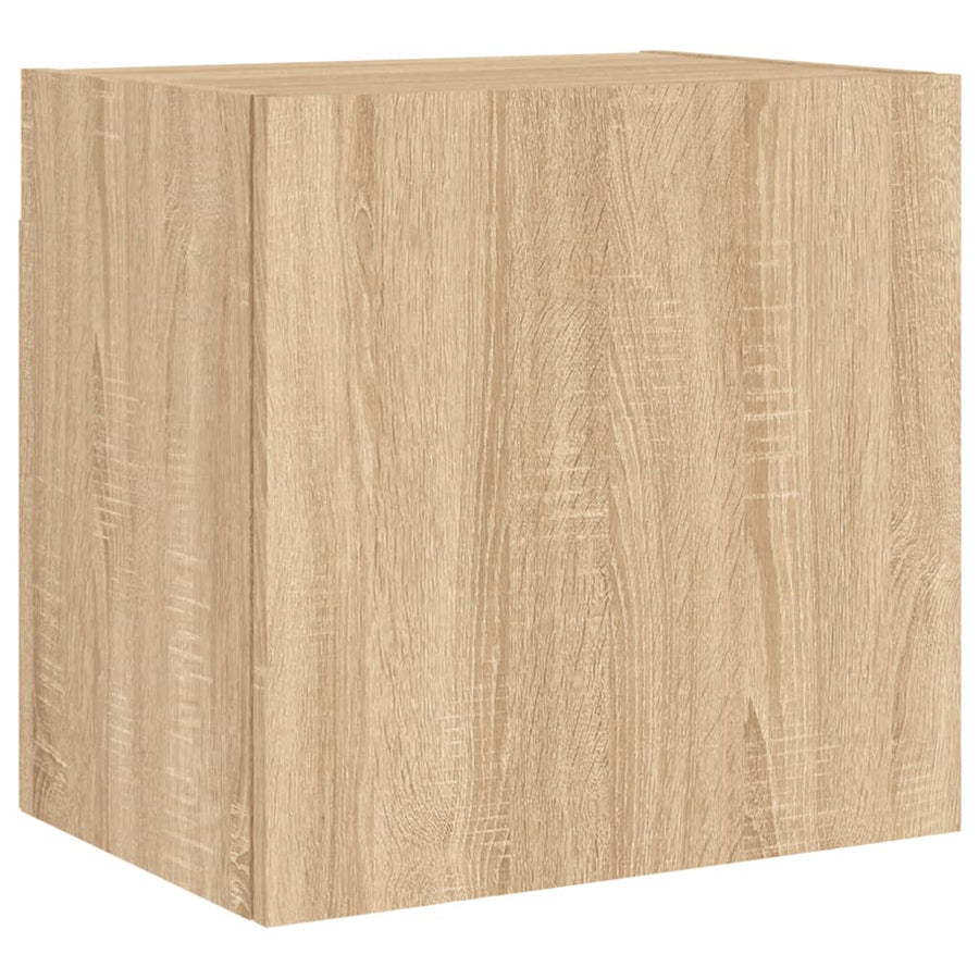 Tv-Wandmeubels 2 St 40,5X30X40 Cm Hout Sonoma Eikenkleurig