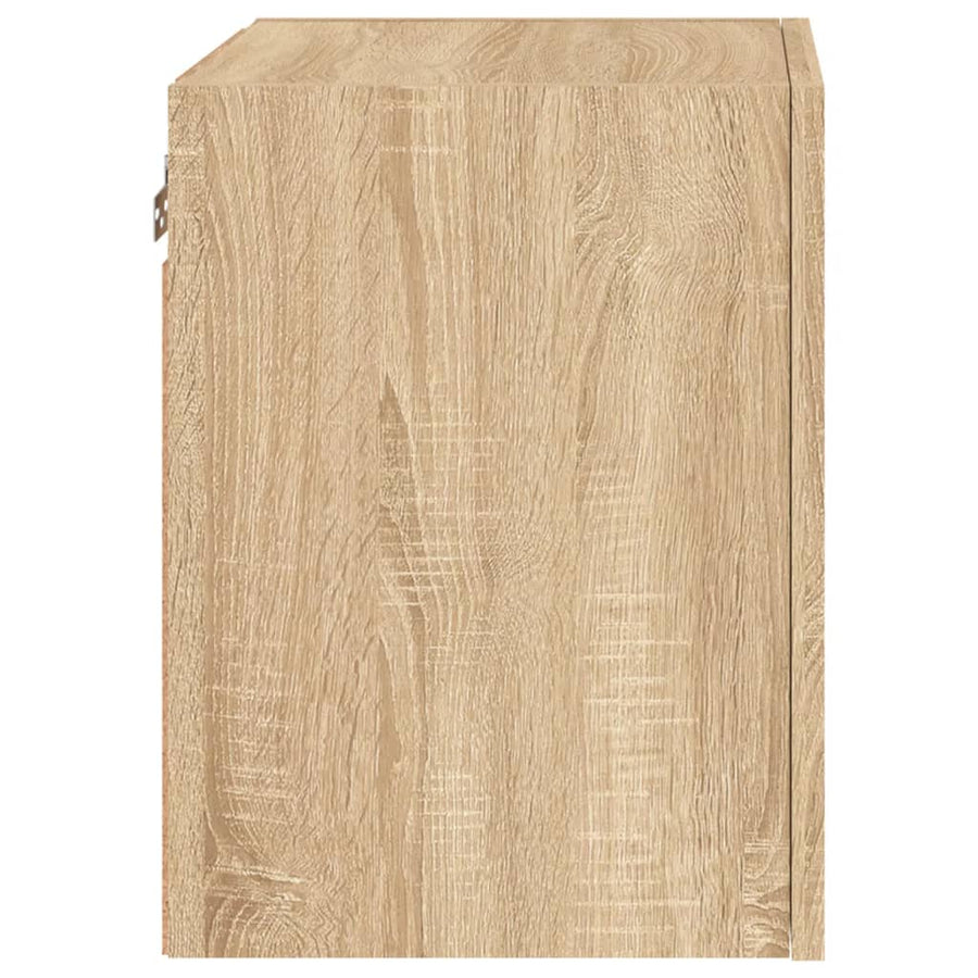 Tv-Wandmeubels 2 St 40,5X30X40 Cm Hout Sonoma Eikenkleurig