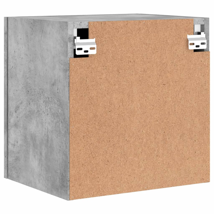 Tv-Wandmeubel 40,5X30X Bewerkt Hout 1 40 cm Betongrijs