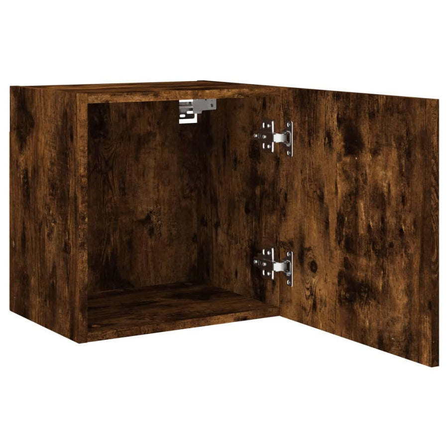 Tv-Wandmeubel 40,5X30X40 Cm Bewerkt Hout Gerookt Eikenkleurig