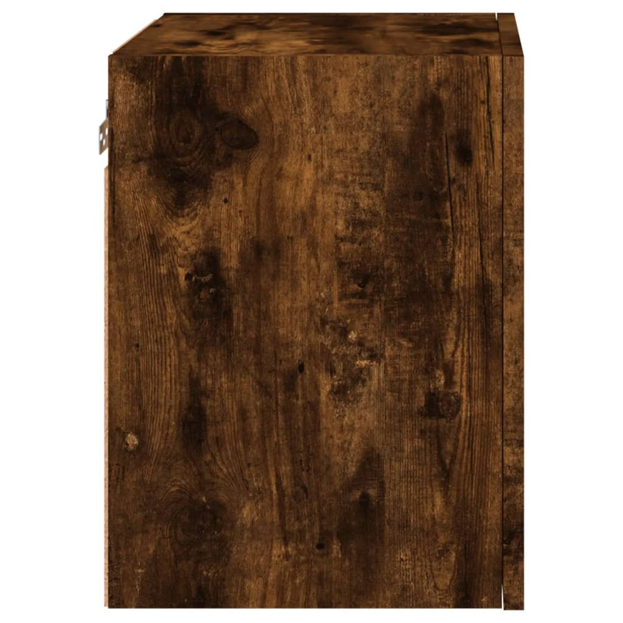 Tv-Wandmeubel 40,5X30X40 Cm Bewerkt Hout Gerookt Eikenkleurig