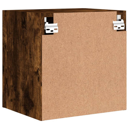 Tv-Wandmeubel 40,5X30X40 Cm Bewerkt Hout Gerookt Eikenkleurig