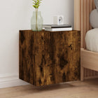 Tv-meubels 2 st 40,5x30x40 cm bewerkt hout gerookt eiken
