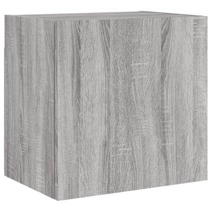 Tv-Wandmeubel 40,5X30X40 Cm Bewerkt Hout Grijs Sonoma