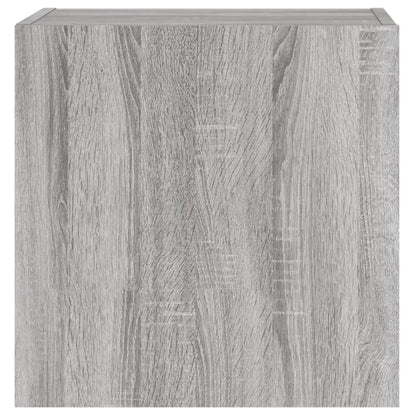 Tv-Wandmeubel 40,5X30X40 Cm Bewerkt Hout Grijs Sonoma