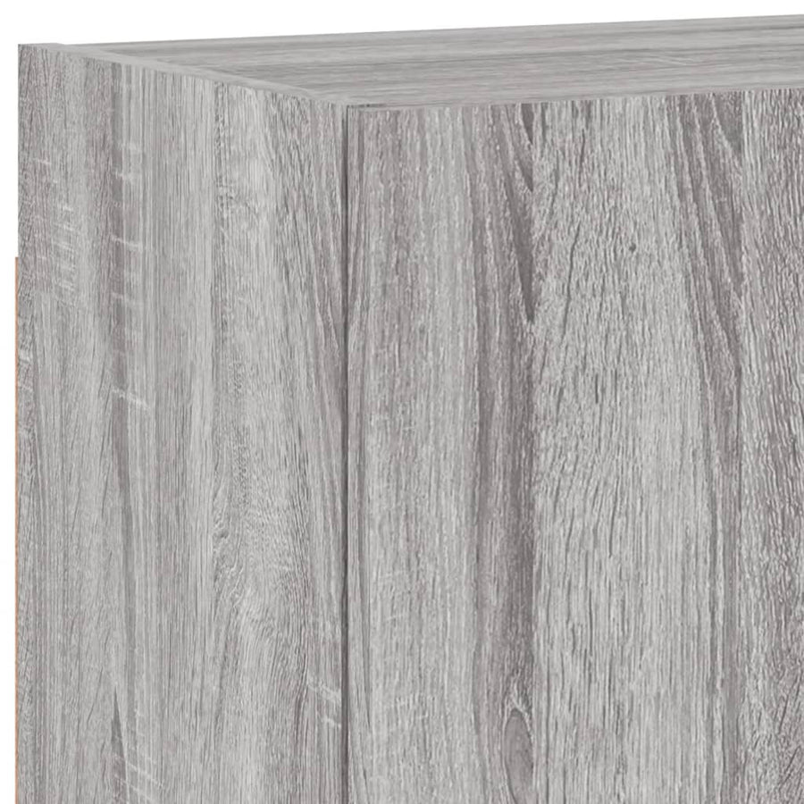 Tv-Wandmeubels 2 St 40,5X30X40 Cm Hout Grijs Sonoma
