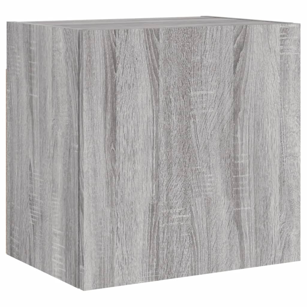 Tv-Wandmeubels 2 St 40,5X30X40 Cm Hout Grijs Sonoma