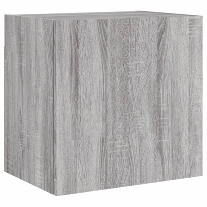 Tv-Wandmeubels 2 St 40,5X30X40 Cm Hout Grijs Sonoma