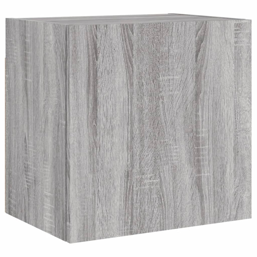 Tv-Wandmeubels 2 St 40,5X30X40 Cm Hout Grijs Sonoma