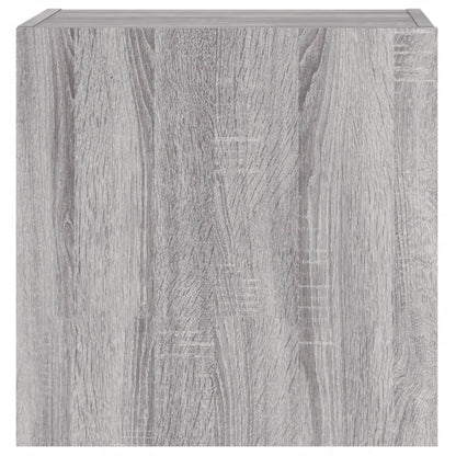Tv-Wandmeubels 2 St 40,5X30X40 Cm Hout Grijs Sonoma
