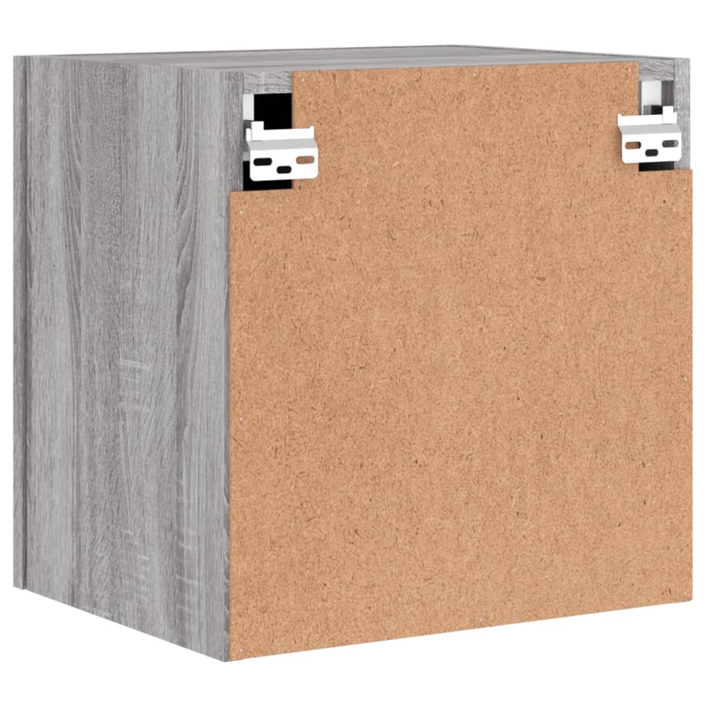Tv-Wandmeubels 2 St 40,5X30X40 Cm Hout Grijs Sonoma
