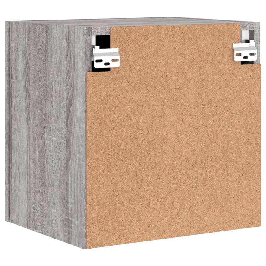 Tv-Wandmeubels 2 St 40,5X30X40 Cm Hout Grijs Sonoma