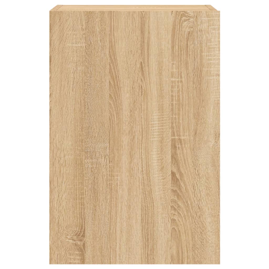 Tv-wandmeubel 40,5x30x60 cm bewerkt hout sonoma eikenkleurig