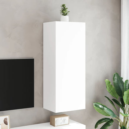 Tv-Wandmeubel 40,5X30X102 Cm Bewerkt Hout Wit