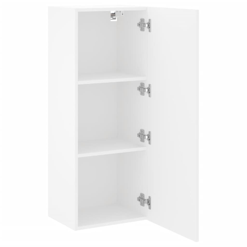 Tv-Wandmeubel 40,5X30X102 Cm Bewerkt Hout Wit