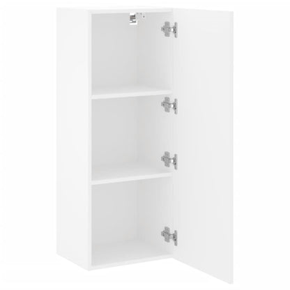 Tv-Wandmeubel 40,5X30X102 Cm Bewerkt Hout Wit