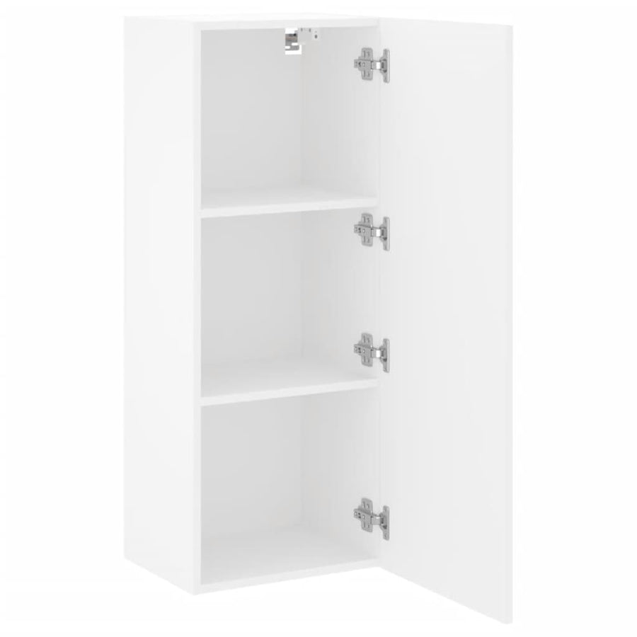 Tv-Wandmeubel 40,5X30X102 Cm Bewerkt Hout Wit