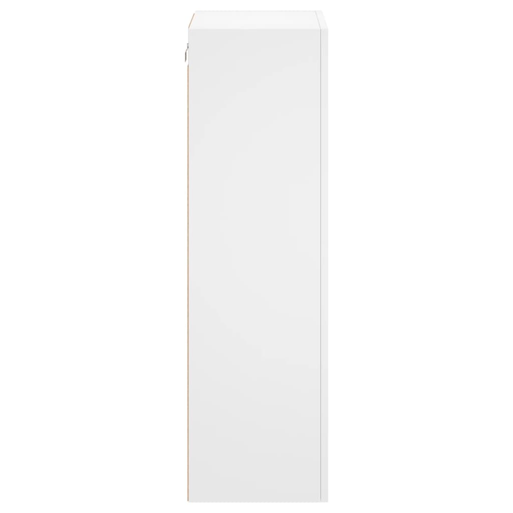 Tv-Wandmeubel 40,5X30X102 Cm Bewerkt Hout Wit