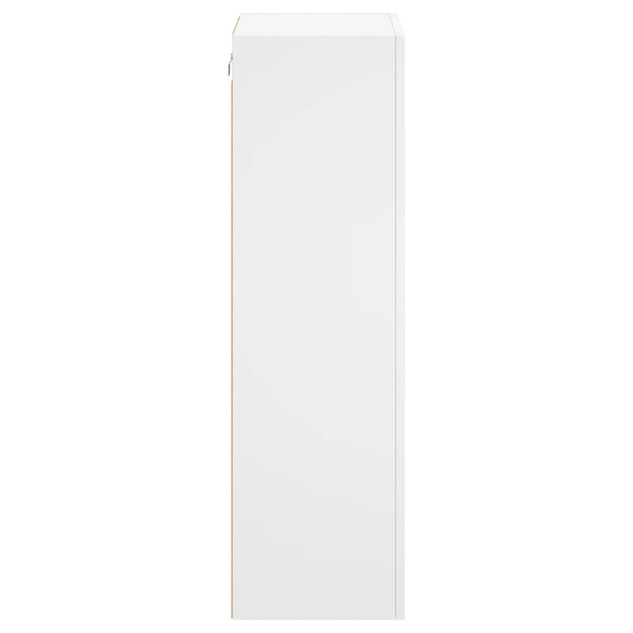 Tv-Wandmeubel 40,5X30X102 Cm Bewerkt Hout Wit