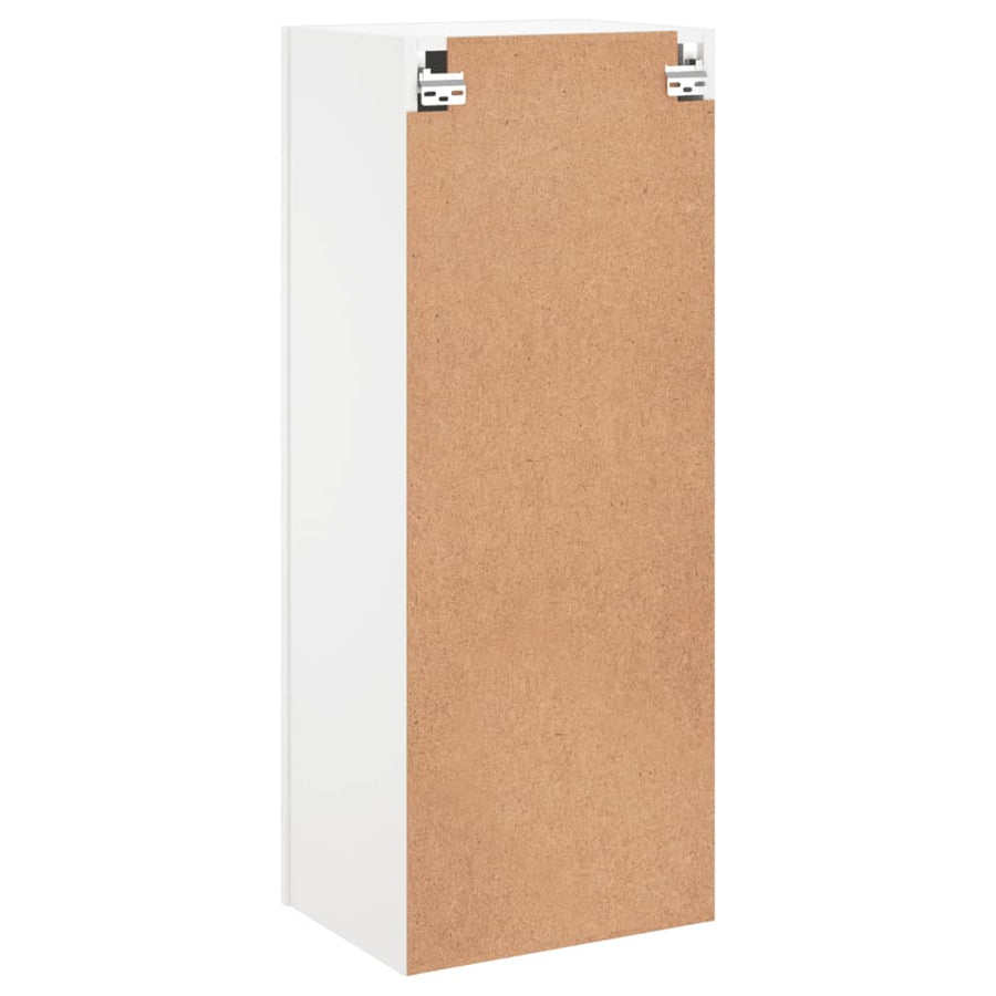 Tv-Wandmeubel 40,5X30X102 Cm Bewerkt Hout Wit