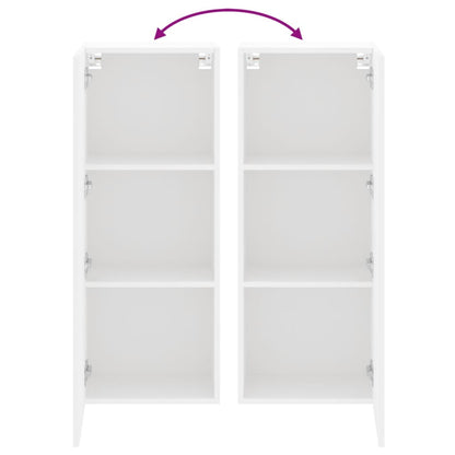 Tv-Wandmeubel 40,5X30X102 Cm Bewerkt Hout Wit