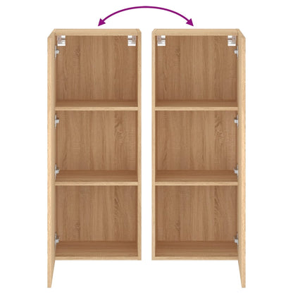Tv-Wandmeubel 40,5X30X102 Cm Bewerkt Hout Sonoma Eikenkleurig