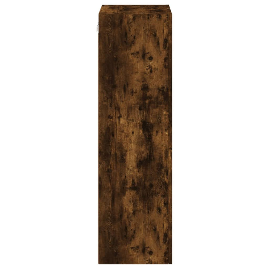 Tv-Wandmeubel 40,5X30X102 Cm Bewerkt Hout Gerookt Eikenkleurig