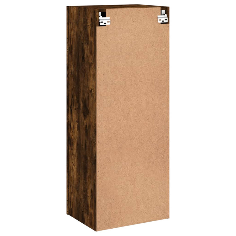 Tv-Wandmeubel 40,5X30X102 Cm Bewerkt Hout Gerookt Eikenkleurig