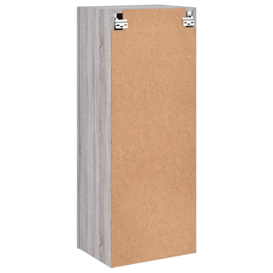 Tv-Wandmeubel 40,5X30X102 Cm Bewerkt Hout Grijs Sonoma