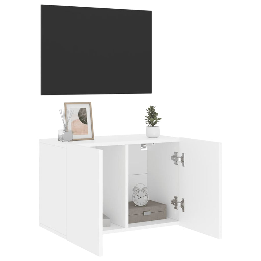 Tv-Meubel Wandgemonteerd 1 60 x 30 x 41 cm Wit