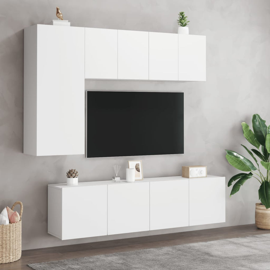 Tv-Meubel Wandgemonteerd 1 60 x 30 x 41 cm Wit