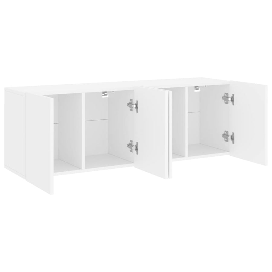 Tv-Meubels Wandgemonteerd 2 60 x 30 x 41 cm Wit