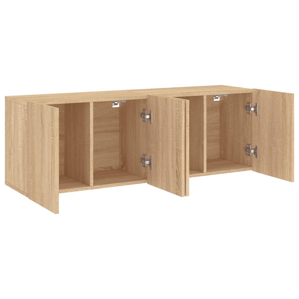 Tv-Meubels Wandgemonteerd Kleurig 2 60 x 30 x 41 cm Sonoma eiken